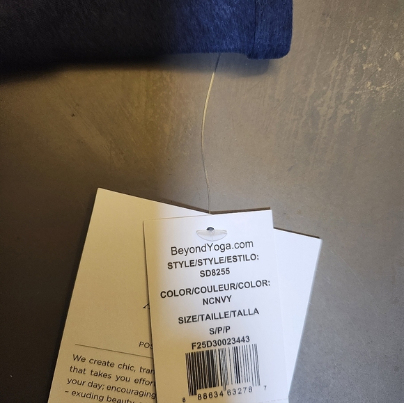 Beyond Yoga Navy Sports Bra - Picture 3 of 3